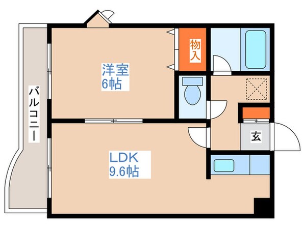 カンパ－ナ平岸の物件間取画像